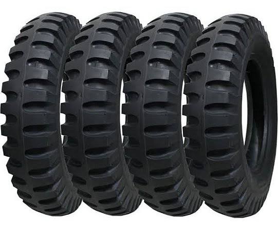 Jogo Pneu Original Jeep Willys CJ5 600-16 Pirelli Anteo MT06 4 Un
