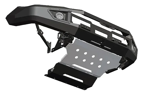PARACHOQUE DIANTEIRO TRITON GL 2008/12 c/ Peito  Alumínio e Farois LED