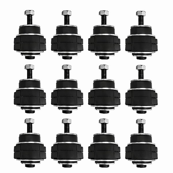 Kit Calço Coxim De Carroceria De Santoprene 1" Jeep Ford / Willys CJ2A CJ3A CJ3B