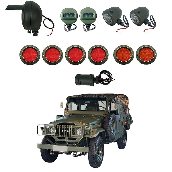 KIT DE ILUMINAÇÃO TOYOTA XINGÚ BANDEIRANTE MILITAR