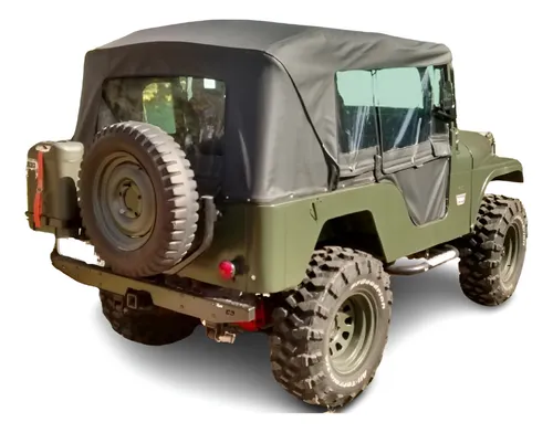 CAPOTA CONVERSÍVEL JEEP WILLYS / FORD CJ5 PRETA