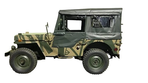 CAPOTA JEEP MILITAR FIXA DUPLA FACE VERDE FLORESTA