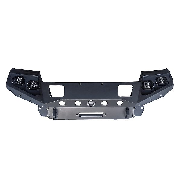 Parachoque Dianteiro Nissan Frontier 2023 e 2024 Faróis Duplos LEDs