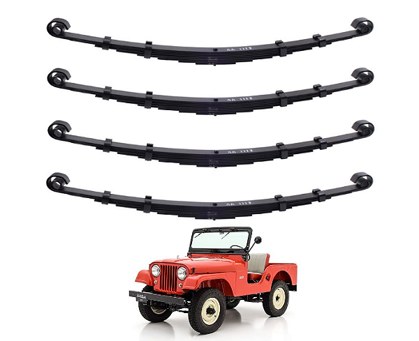 Kit Feixe Mola Jeep CJ5 Ford Willys 1955 a 1983 Suspensão