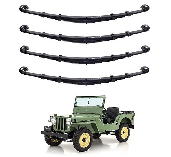 Kit Feixe Mola Jeep Willys CJ2A CJ3A CJ3B 1948 a 1954