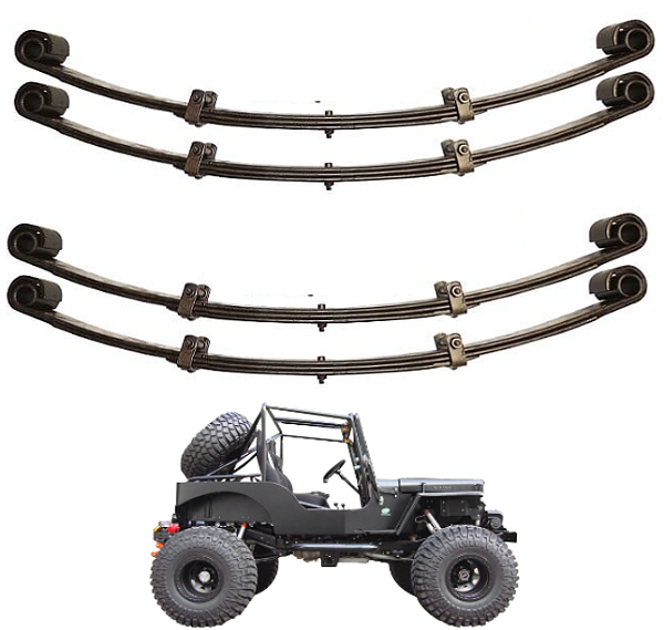 Kit Feixe Mola Toyta Bandeirante para Jeep CJ5 Ford Willys 1955 a 1983