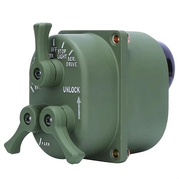 INTERRUPTOR DE LUZ 3 ALAVANCAS HUMVEE MILITAR M998 M35