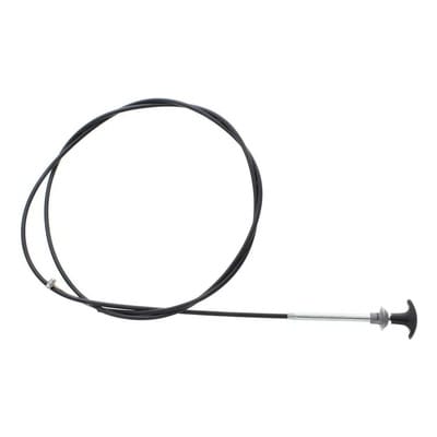 Cabo acionador da fechadura do capô C/botão F75 - Rural Ford /Willys - Itamaraty - Aero Willys