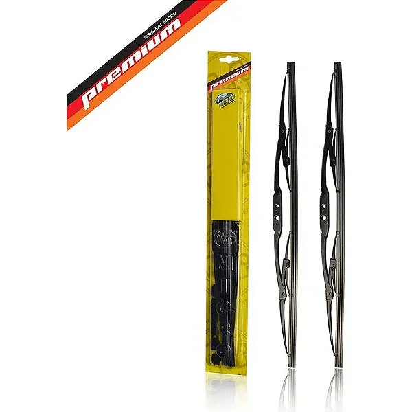 Palhetas Micro Metálica 10.5" / 10.5" Pol. Diant. - Jeep F75 Rural Willys Ford - VW Fusca