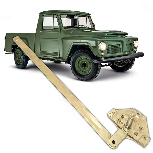 Fecho Comando Macaneta Porta Esquerda Ford Rural Willys 1967 A 1977