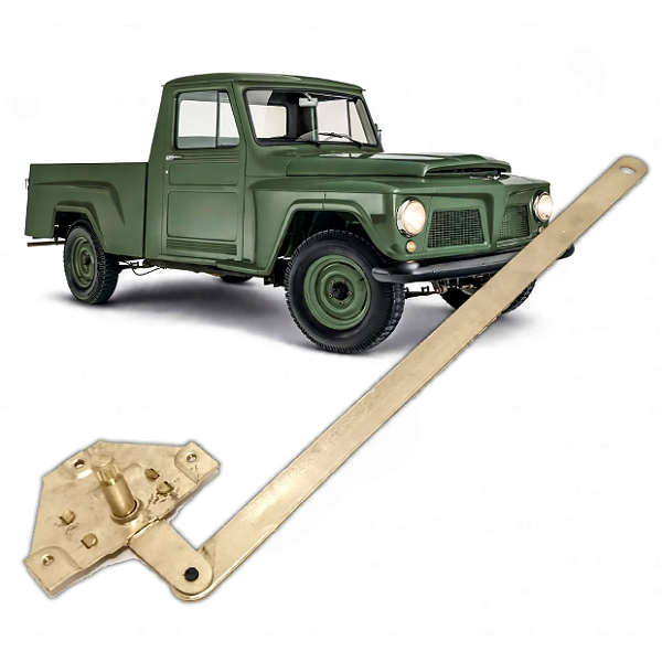 Fecho Comando Macaneta Porta Direita Ford Rural Willys 1967 A 1977