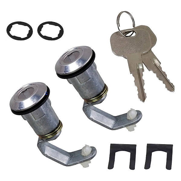 Par Cilindro de Porta Toyota Bandeirante 1985 a 2001 Com Chaves