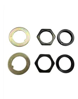 Kit Porcas E Arruelas trava Manga De Eixo Jeep Rural F75 Ford Willys 4x4