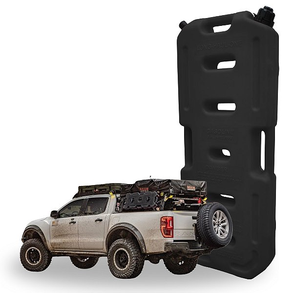 Galão 20L Off Road Expedições com Bico Exclusivo SeaFlo Preto