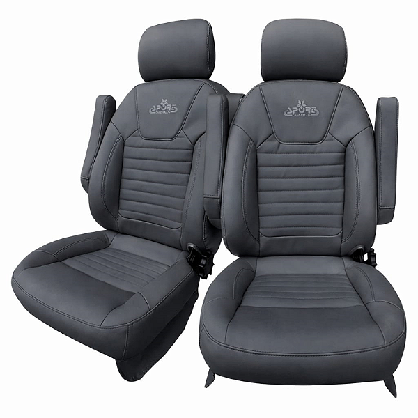 Banco Automotivo Reclinável C-evo para Motorhome Cor-Preta