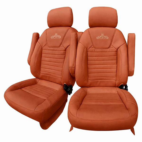 Banco Automotivo Reclinável C-evo para Motorhome Cor-Terracota