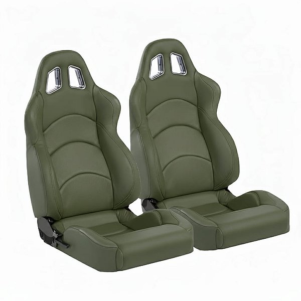 BANCO RALLYE DESIGN STRADALE EM COURVIN VERDE OLIVA