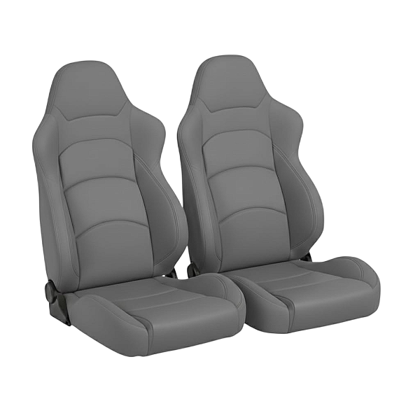 BANCO RALLYE DESIGN STRADALE CUSTOM EM COURVIN CINZA