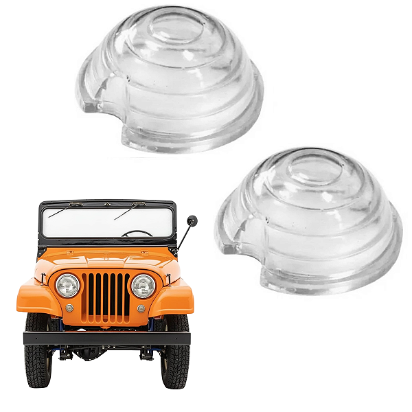 LENTE DE VIDRO DA LANTERNA DIANTEIRA JEEP WILLYS / FORD