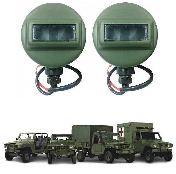 LANTERNA DIANTEIRA TORPEDO BLACK OUT AGRALE MARRUÁ MILITAR