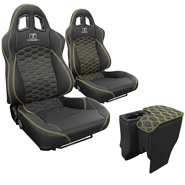BANCO PARA TROLLER RALLYE DESIGN STRADALE EM COURVIN (PAR) + PRETO
