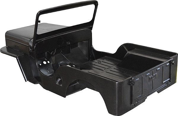 Kit De Carroceria Completa em Aço Jeep Willys CJ3B (1953-1954) "Cara de Cavalo"