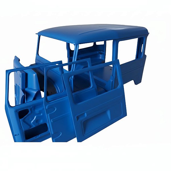 KIT CARROCERIA COMPLETO TOYOTA BANDEIRANTE CURTA AZUL