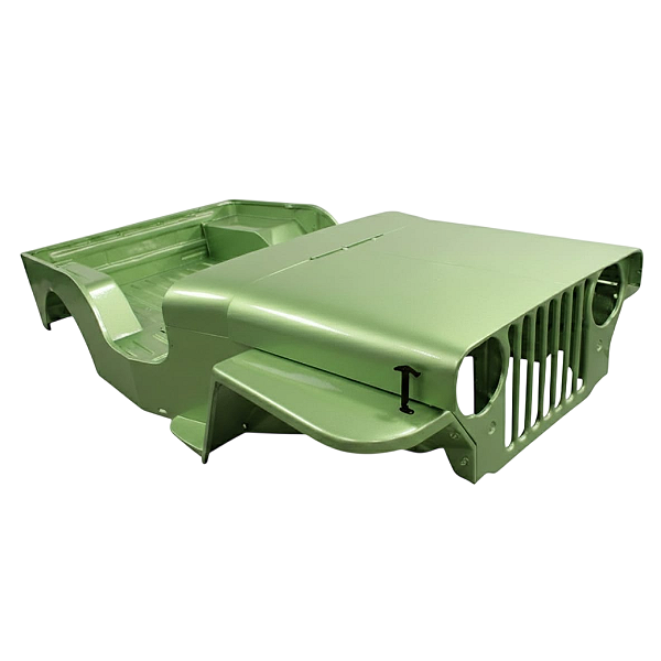 Carroceria em Fibra para Jeep Willys CJ2A - Verde