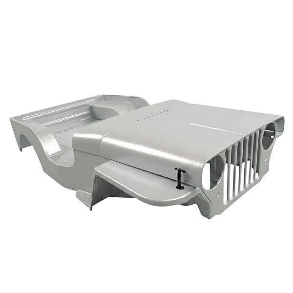 Carroceria em Fibra para Jeep Willys CJ3A - Cinza