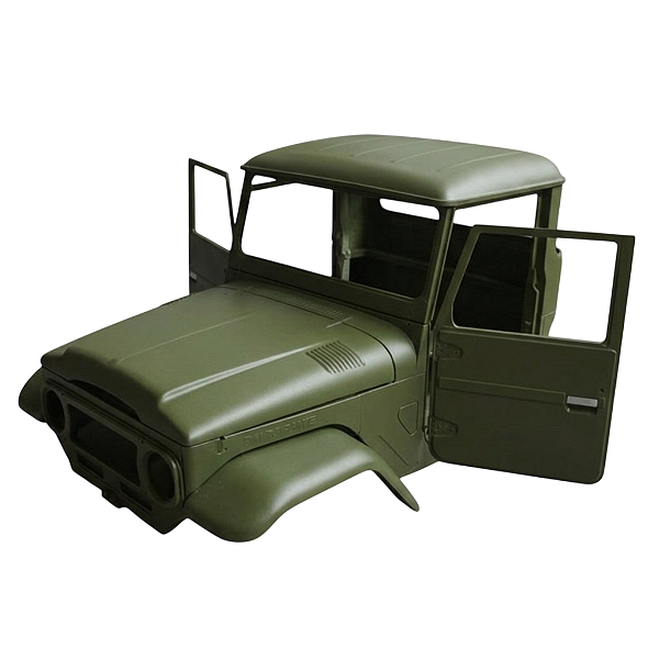 CABINE EM FIBRA TOYOTA BANDEIRANTE PICK-UP VERDE MILITAR