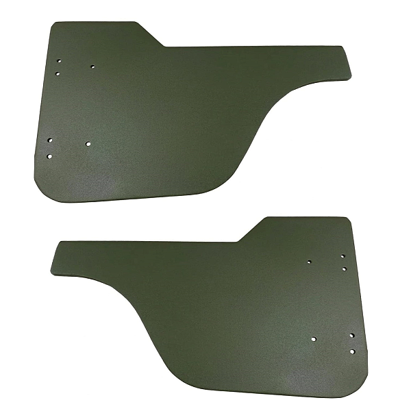 Porta Em Fibra Para Jeep Willys / Ford CJ5 (Direita+Esquerda) Verde Militar