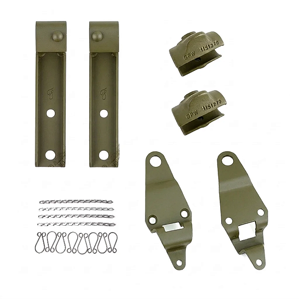 SUPORTE DO CAJADO JEEP FORD GPW - KIT
