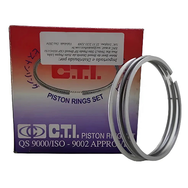 Jogo De Aneis 06 Cil. +0,50 Willys Jeep Rural F75 Aero / Maverick Ford Willys 1966...