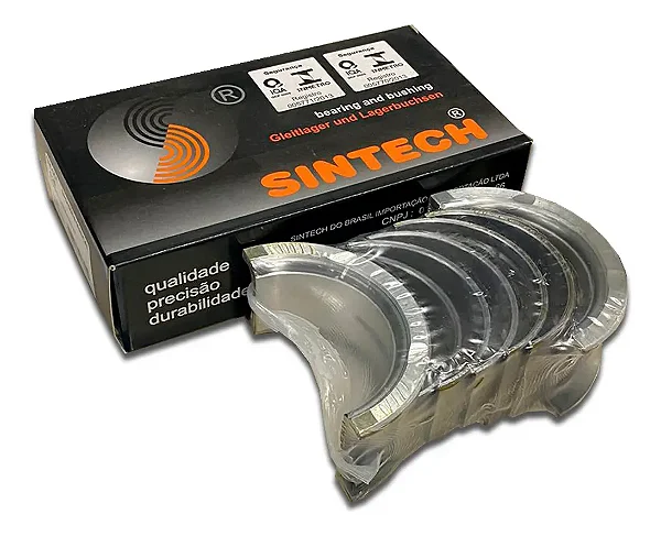 Bronzina De Mancal Std Jeep Willys / Rural / F75 - 6 Cilindros (Jogo)