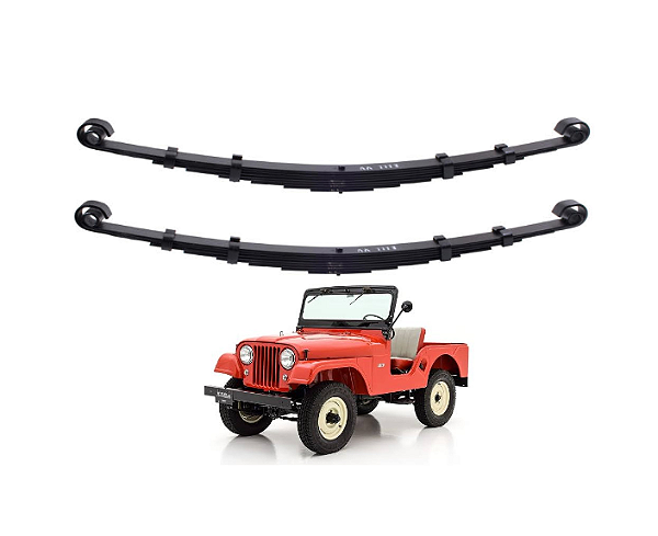 Feixe de Mola Dianteiro Jeep CJ5 Ford Willys (1955 a 1983) Par