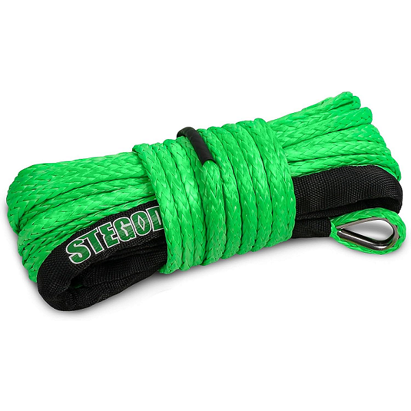 Corda de Guincho Sintética Automotiva Verde (1/4" x 15m) – Alta Resistência para Off-Road