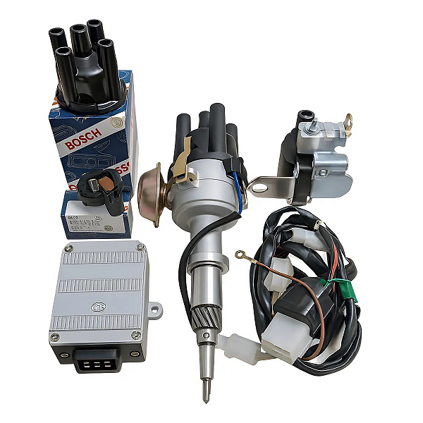 Kit Ignição Opala 4cc Com Tampa e Rotor Bosch Novo Completo