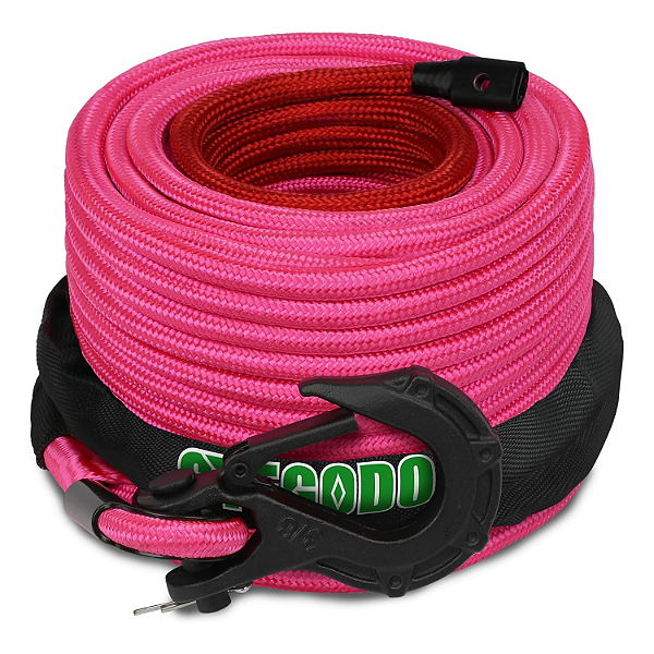 Cabo de Guincho Sintético Dyneema Premium 3/8 x 26 m - 11.300 kg (Rosa)