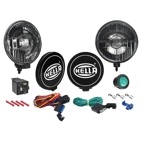 Kit de Faróis de Milha HELLA Série 500 Black Magic (005750991)