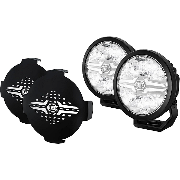 Kit de Faróis Auxiliares LED Hella 6" (15cm) Off-Road – 8.500 Lúmens