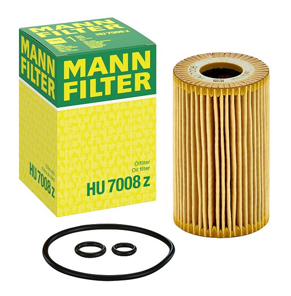 Descrição do Produto: Filtro de Óleo Mann-Filter HU 7008 Z (Refil)