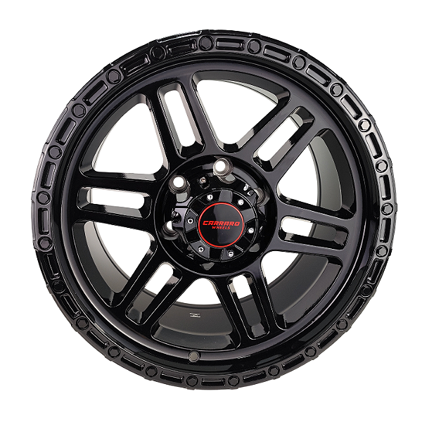 Jogo de Rodas Carraro Houston Black - Aro 17x9 (6x139,7) ET0