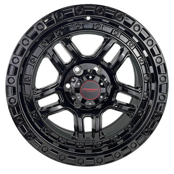 Jogo de Rodas Carraro Prescott Black - Aro 18x9 (6x139,7) ET0