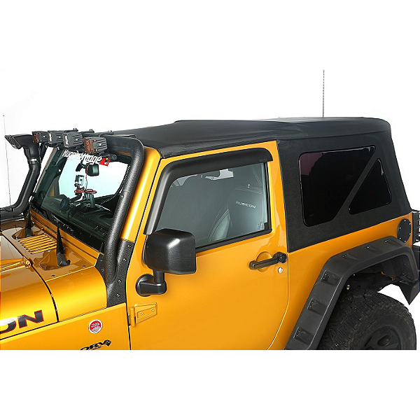 Capota de Lona Rugged Ridge 13737.01 Diamante Preto para Jeep Wrangler JK 2 Portas (2010-2018)