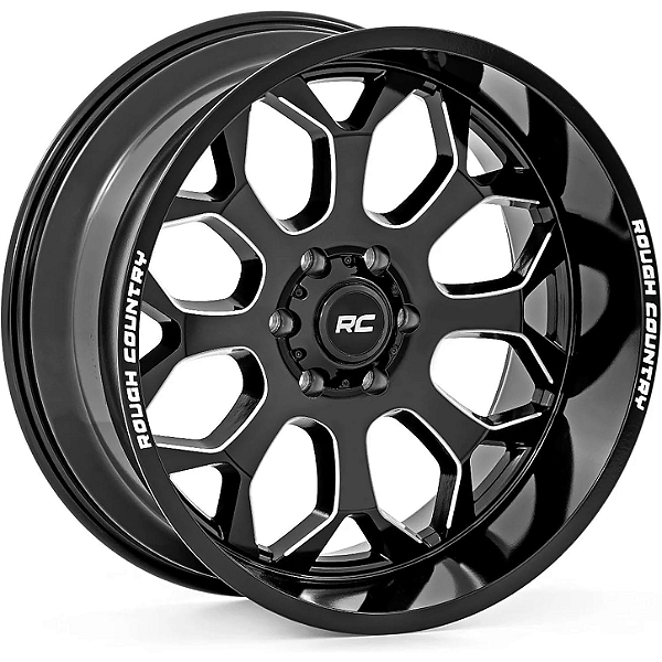 Roda Rough Country Série 96 - 22x10" | 6x5.5 | Offset -19mm (SKU: 96221012)