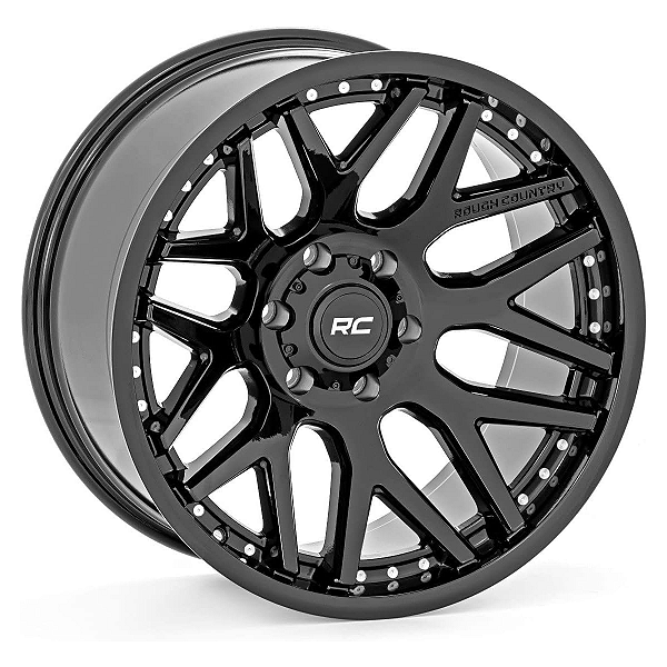 Roda Rough Country Série 95 - 20x10" | 8x6.5 | Offset -19mm (SKU: 95201010)