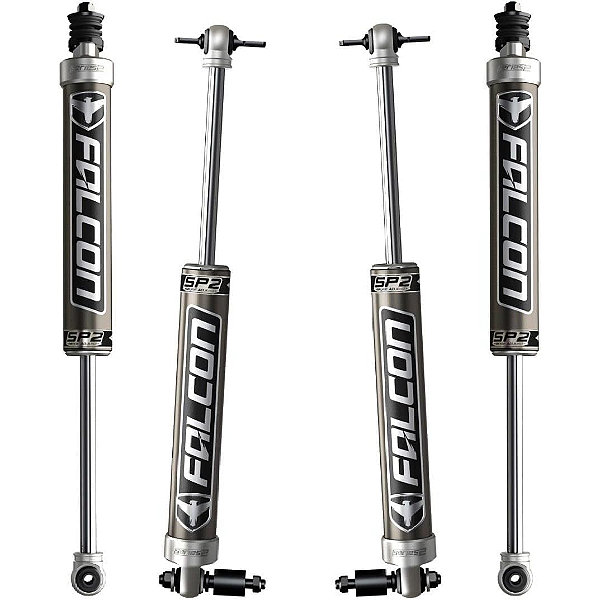 Kit de Amortecedores Monotubo Falcon SP2 2.1 para Jeep Wrangler JK 2 Portas (Elevação de 3,8 a 6,3 cm / 1,5" a 2,5")