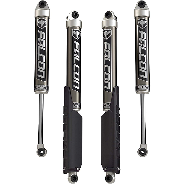 Kit de Amortecedores Monotubo Falcon SP2 2.1 para Jeep Wrangler JL 2 Portas – Jogo Completo (Elevação de 0" a 1,5")