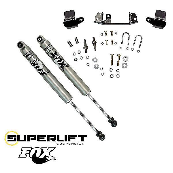 Kit Estabilizador de Direção Dupla Superlift com Cilindros FOX 2.0 – Dodge Ram 2500 e 3500 4WD (2003-2008)
