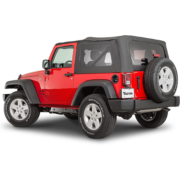 Capota de Reposição Soft Top TACTIK – Black Diamond (Jeep Wrangler JK 2 Portas | 2007 a 2012)